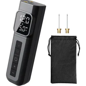 P200 Electric Ball Pump 2000mAh Sports Air Pump with Digital Pressure Gauge, Fast Inflation & Deflation for Basketball Soccer Volleyball Football
