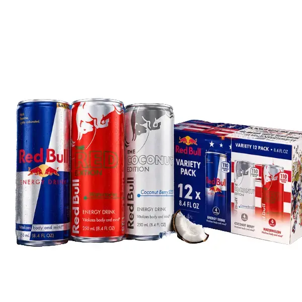 Red Bull Summer Celebration Variety Pack Energy Drink – 8.4 fl oz Cans, Energy Drink with Caffeine, Taurine & B Vitamins