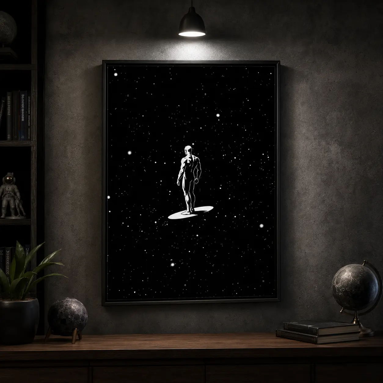 Superheroes Canvas Poster |   Realistic Wall Art Painting for Bedroom, Living Room & Gift for Movie Fans