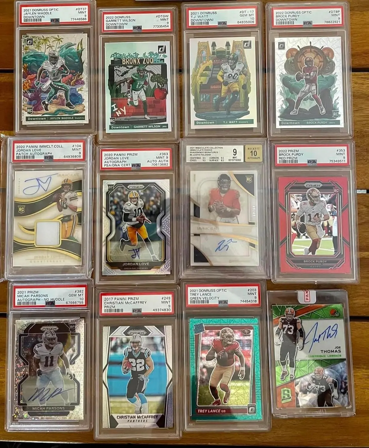 NFL Football Repacks - 15 Cards - 5 Rookies from 2013-2025