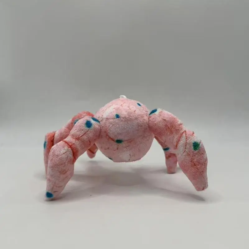 Pink pendant stone spider