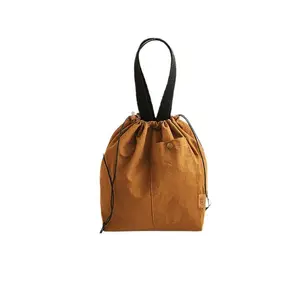High-Quality Waterproof Nylon Lunch Bag, Portable Insulated Food Container Holder for Office Workers & Students, Durable Daily Use Accessory