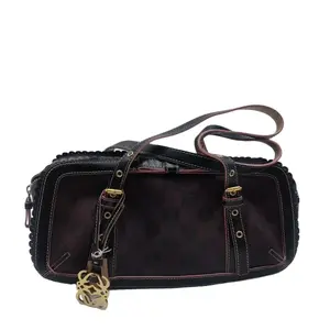 Pre-owned Loewe FRANCE Crossbody Bags H2 deep red handbag H04718