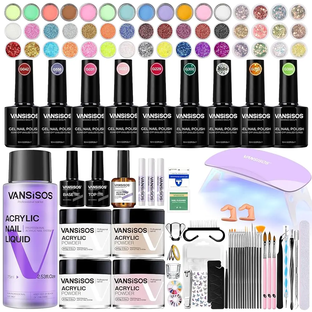 Vansisos Full Palette Nail Kit