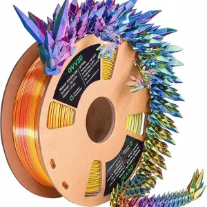 Jumbo Crystal Dragon Decor, 31 Inches - Non-Natural Multicolor Options