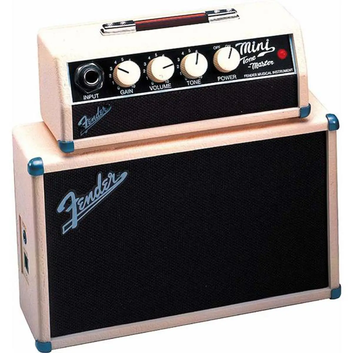 Fender Mini Tonemaster 1W Single-channel Amplifier with Dual 2" Speakers, Tan/Brown