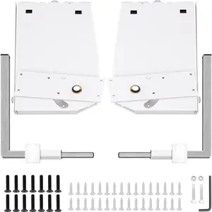 VEVOR Murphy Mounting Wall Springs Mechanism Heavy Duty Support Hardware DIY Kit for King Queen Bed (Vertical), White