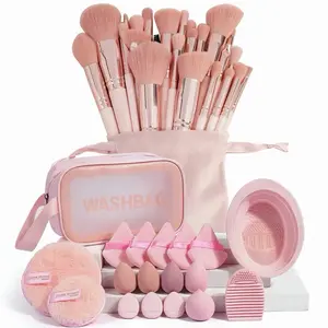 MAANGE Makeup Brush Set with Storage Bag, 30pcs/set Versatile Soft Makeup Brushes for Foundation, Blush, Lip Balm, Brushes with Soft Bristles &Comfortable Grip, Gifts for Girl, Easy Handling, Makeup Brushes Set, Beauty Tools, Trending Products#Summervibes
