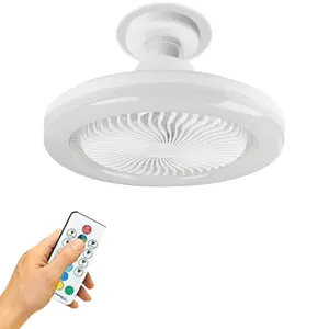Air Wireless Ceiling Fan with Remote Control, 2100 Lumens,3 Fan Speed, 3 Light Settings, 6000 Hours Battery Life Span for Living, Dining, Working Space  TV