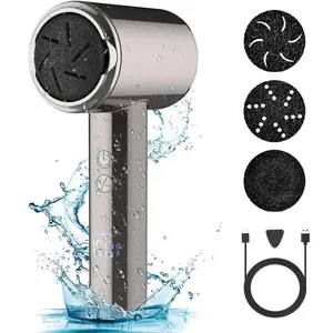 Electric Foot Callus Remover (with Dander Vacuum) Rechargeable Electric Callus Remover For Feet,Electric Pedicure Electric Foot File Kit,Professional Pedi Feet Care Tool For Dead,Hard Cracked Dry Skin springtok