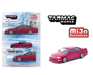 Tarmac Works 1:64 VERTEX Toyota Mark II JZX100 – Red Metallic – MiJo Exclusive