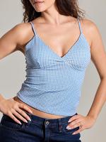 Blue and White Gingham