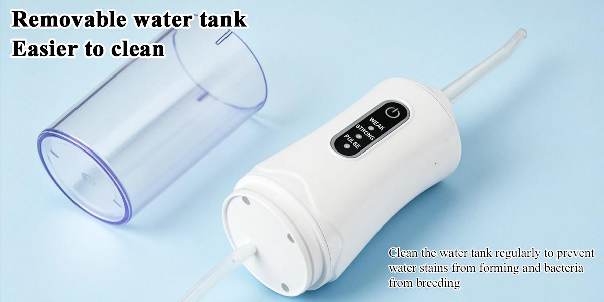 Portable Electric Water Flosser for Teeth, 3 Modes, 4 Jet Tips, Rechargeable Oral Irrigator for Cleaning & Flossing, Ideal for Tonsil Stone Removal, Travel-Friendly, Perfect Birthday Gift for Adult