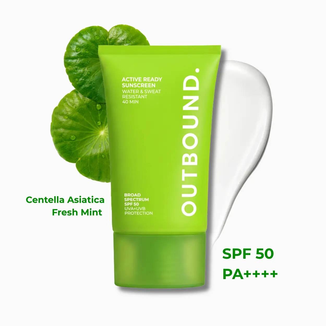 Outbound Facial Sunscreen SPF 50 - 1.76 oz Lightweight Broad Spectrum Lotion for Sensitive, Adult Skin, Sunscreen Everyday, Water Resistant, Non Toxic, Fragrance Free, Protects Face, Neck, Back, Chest, Arm, Knee, Thigh, Leg, Elbow for Outdoor Activities