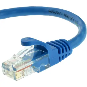 CAT6 Ethernet Patch  (10 ft) RJ45 Connectors with  Plated Contacts (10gbps)