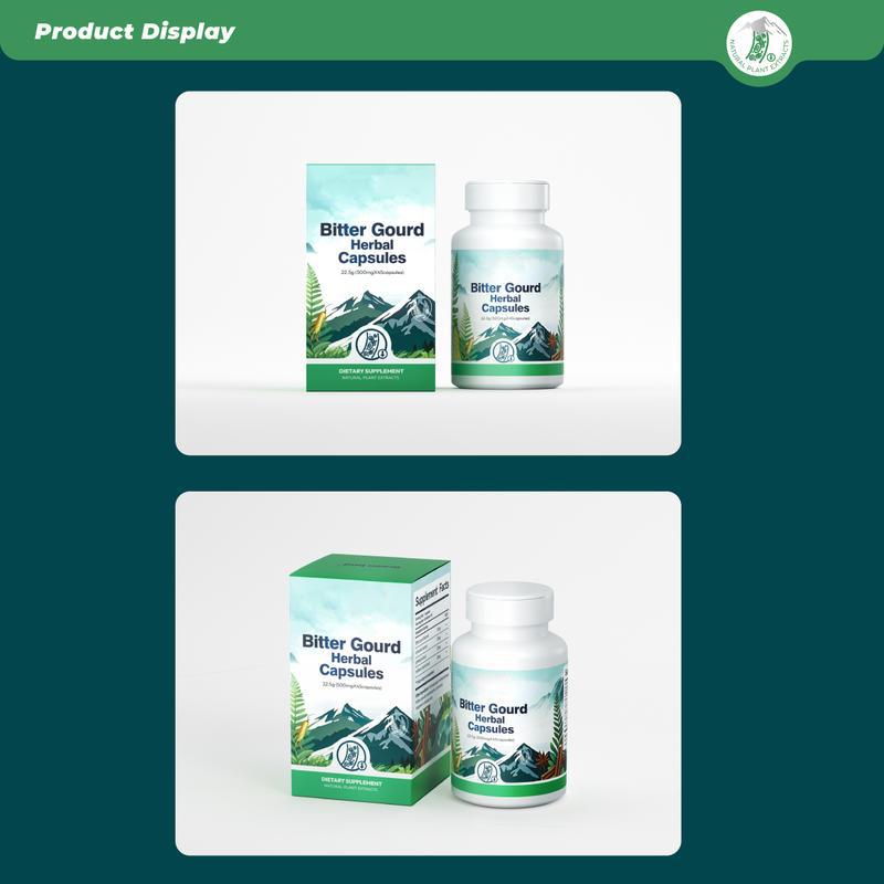 Green Bud 1 Bitter Gourd Herbal Capsules Contain Extracts of Bitter Gourd, Cinnamon, Ginseng, and Mulberry Leaves, etc.