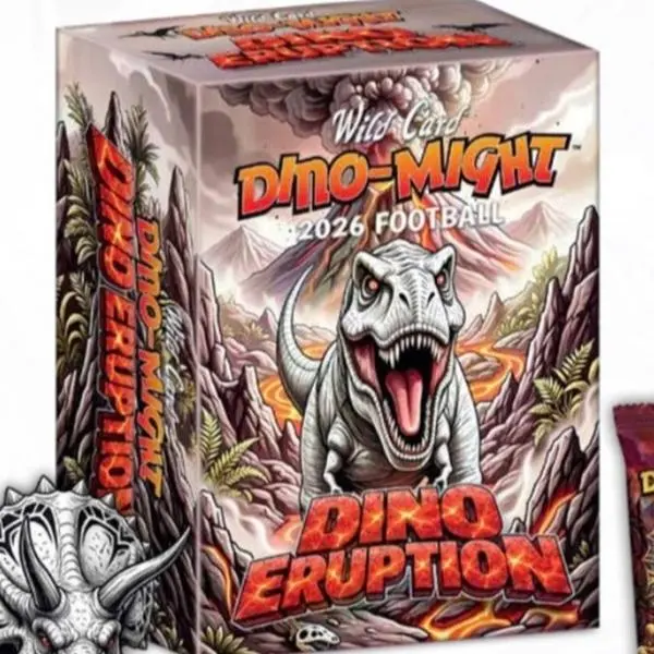 Wild Card Dino Might 2026 Football Boxed Sets, Collectible Sports Trading Card Accessories