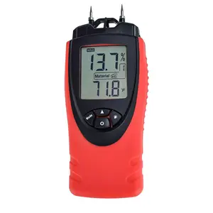 eH710T  Meter by  - Digital LCD Pin Type with 7 Material Settings for , Cement, Mortar, Brick, Drywall, Carpet - Backlight, Hold, Max/Min, Air Temperature, and Holster