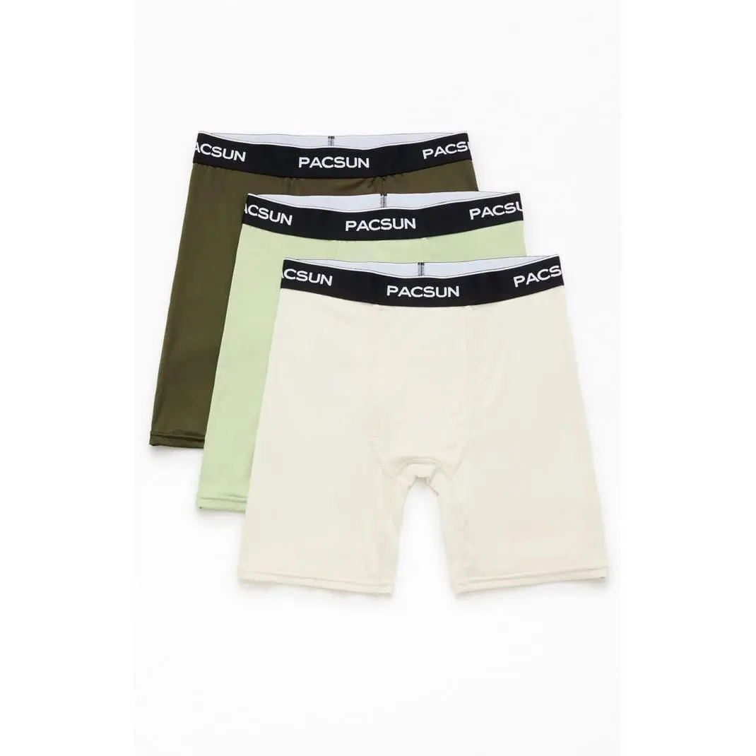 Pacsun Men's 3 Pack Neutral Boxer Briefs