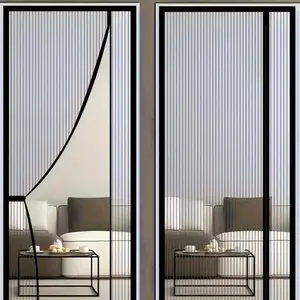 Magnetic Mosquito Screen Door Curtain Set, No-Drill Flyscreen Mesh Window Cover, Bedroom Privacy Divider, Summer Protection