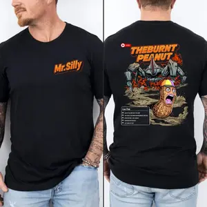 The Burnt Peanut 2 Sides Shirt, Arc Raiders Mr.Silly Hoodie, Meme Screaming Peanut Sweatshirt, Funny Burnt Peanut Goop Tee, Unisex Sweater Pullover Tee