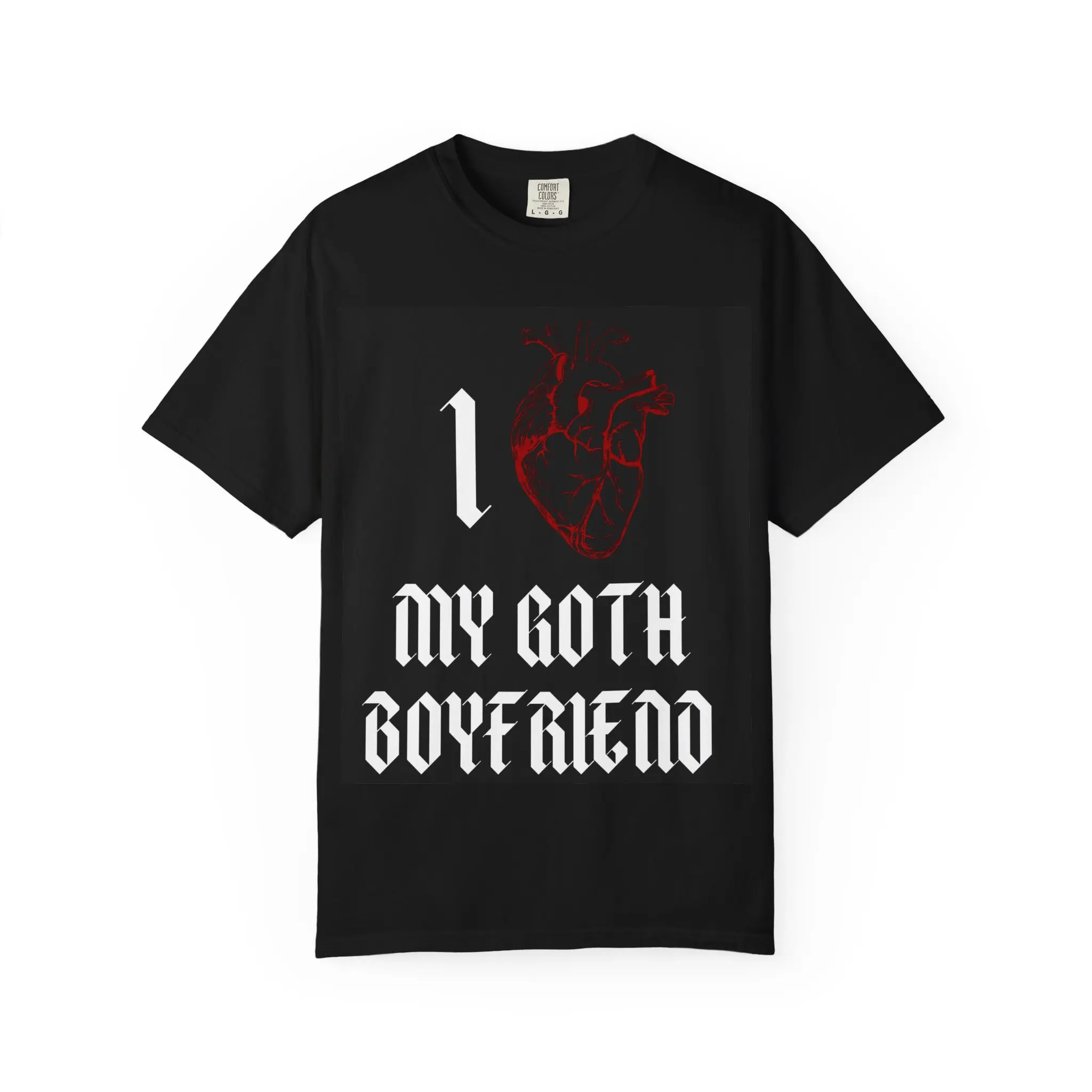 I Heart My Goth Boyfriend T-Shirt | Gothic Love Tee