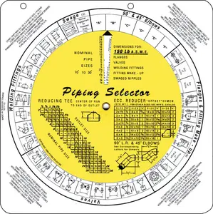 Piping Selector 150/300 Wheel Calculator