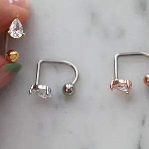 16g Teardrop Medusa Ring