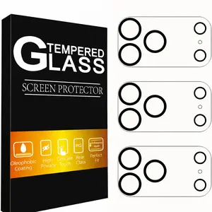 3 Pack Tempered Glass Camera Lens Protector for iPhone Air, 9H Hardness, Anti-Scratch, Case Friendly