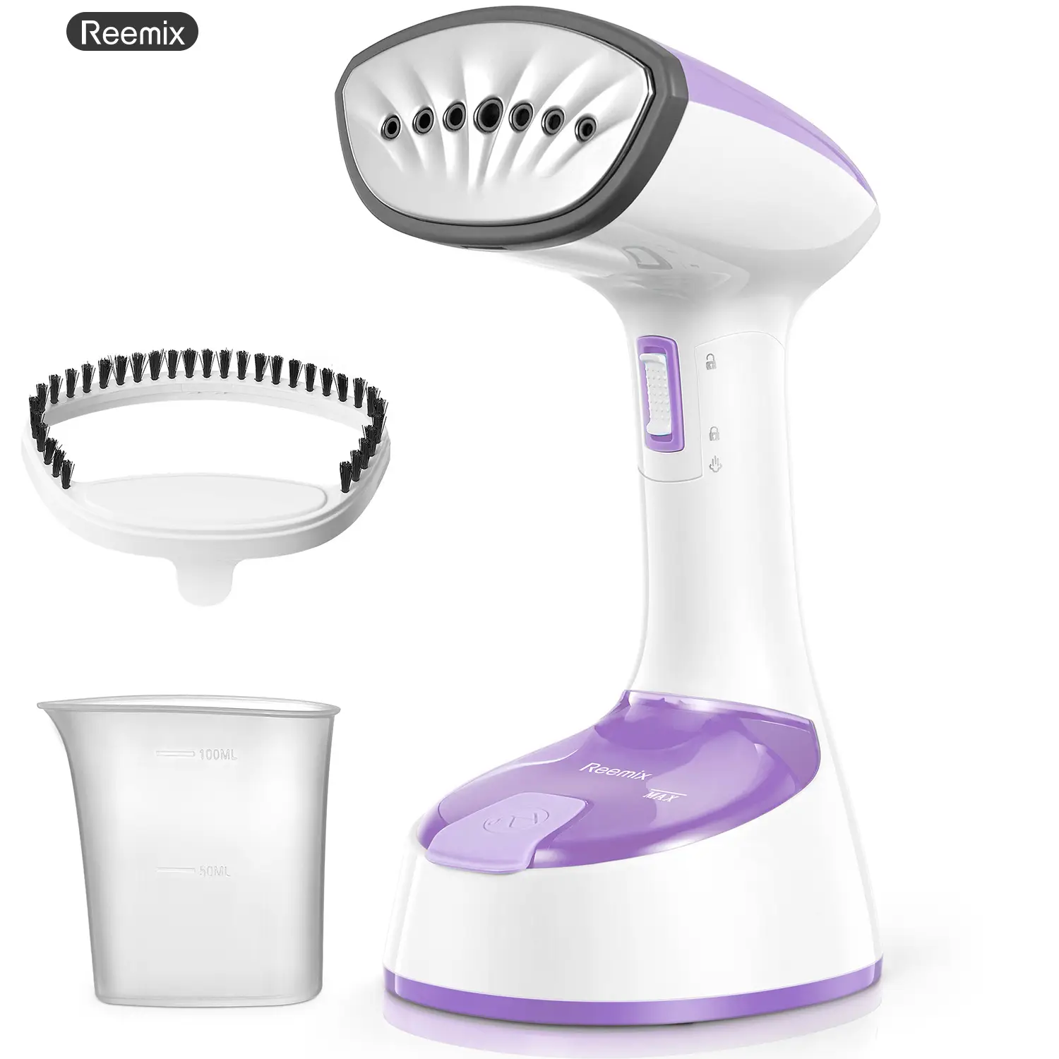 Steamer for Clothes, Folding Handheld Design Garment Wrinkles Remover, 20g/min Strong Penetrating Steam, 25-Sec Fast Heat-up, for Home, Office and Tra