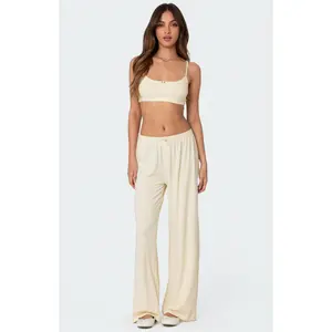 Edikted Women's Lilou Pointelle Pants