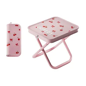 Portable Folding Outdoor Chair, Ultra-Light Handbag Stool for Fishing Camping, Compact Travel Seat, Lightweight Design