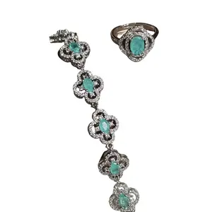 Loveden Luxury Teal Turquoise Bracelet For Women Daily Hand Made Hypoallergenic Charm Jewelry Accessories Birthday Mother‘s Day Gift