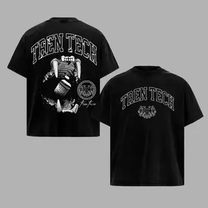 [GoldenIron] Tren Tech Lifting Club "FERAL OG" Bodybuilding Unisex T-Shirt 100% Heavy Cotton Workout Tee Men's Sport Outfit Gym T-shirt Tank Top Muscle Training Shirt Gift for Man - Crewneck, Fabric 93T