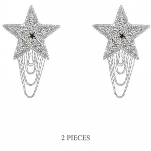 Star Shape Iron On Patches /Stickers