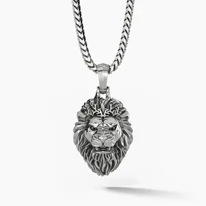Reign, Silver Lion Head Pendant