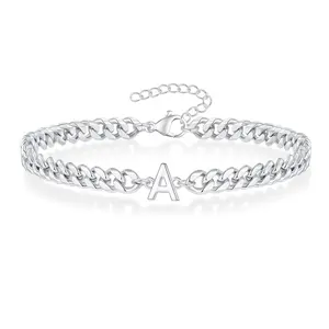 26 Letters Stainless Steel Bracelet for Men and Women Jewelry Gift