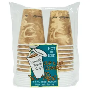 Solo Cup KXG1G16 12 oz Cup & Lid Combo - pack of 12