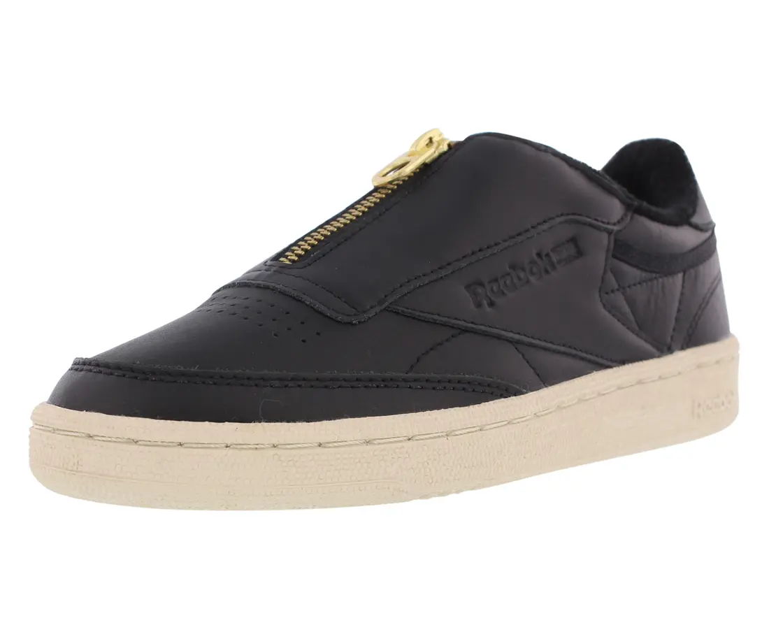 Reebok Club C 85 Zip Classic Women's Athletic Sneakers - Casual Sports Footwear, Sneaker