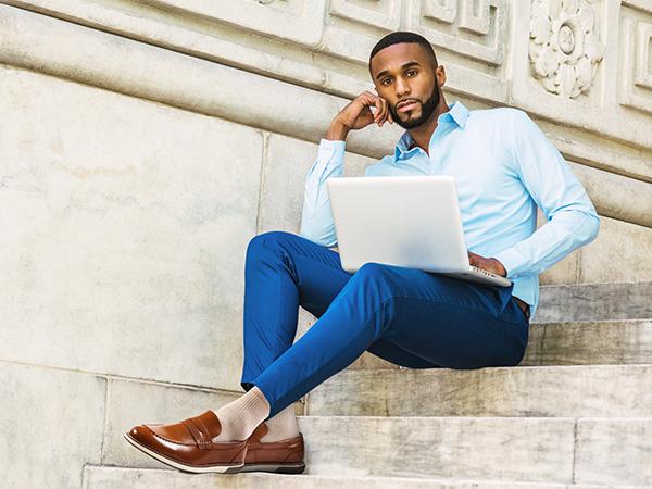 Bruno Marc Men's Vegan Leather Slip-On Penny Loafers