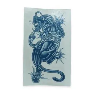 Vintage Python Panther Temporary Tattoo - Large 3" x 5.5" - Dead Stock