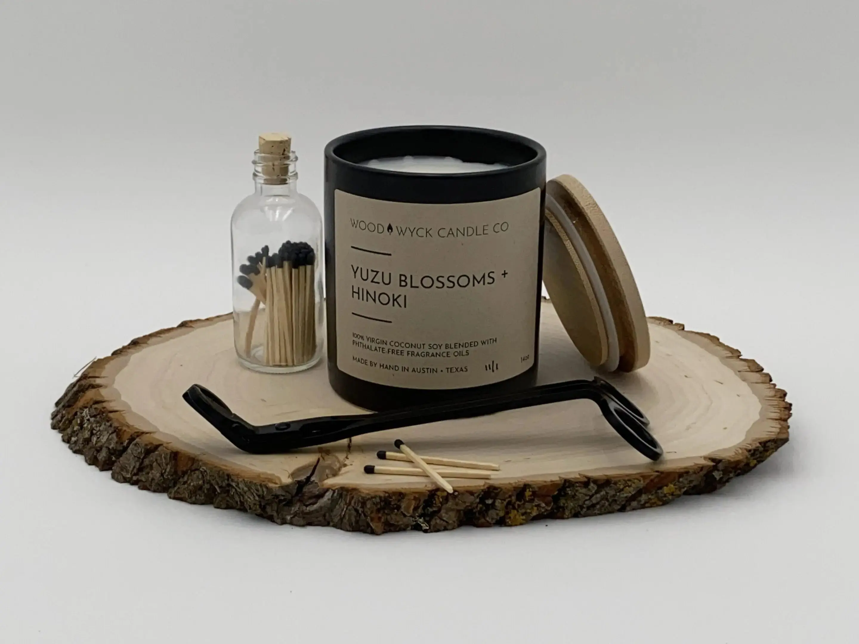 Yuzu Blossoms + Hinoki Wood Wick Candle
