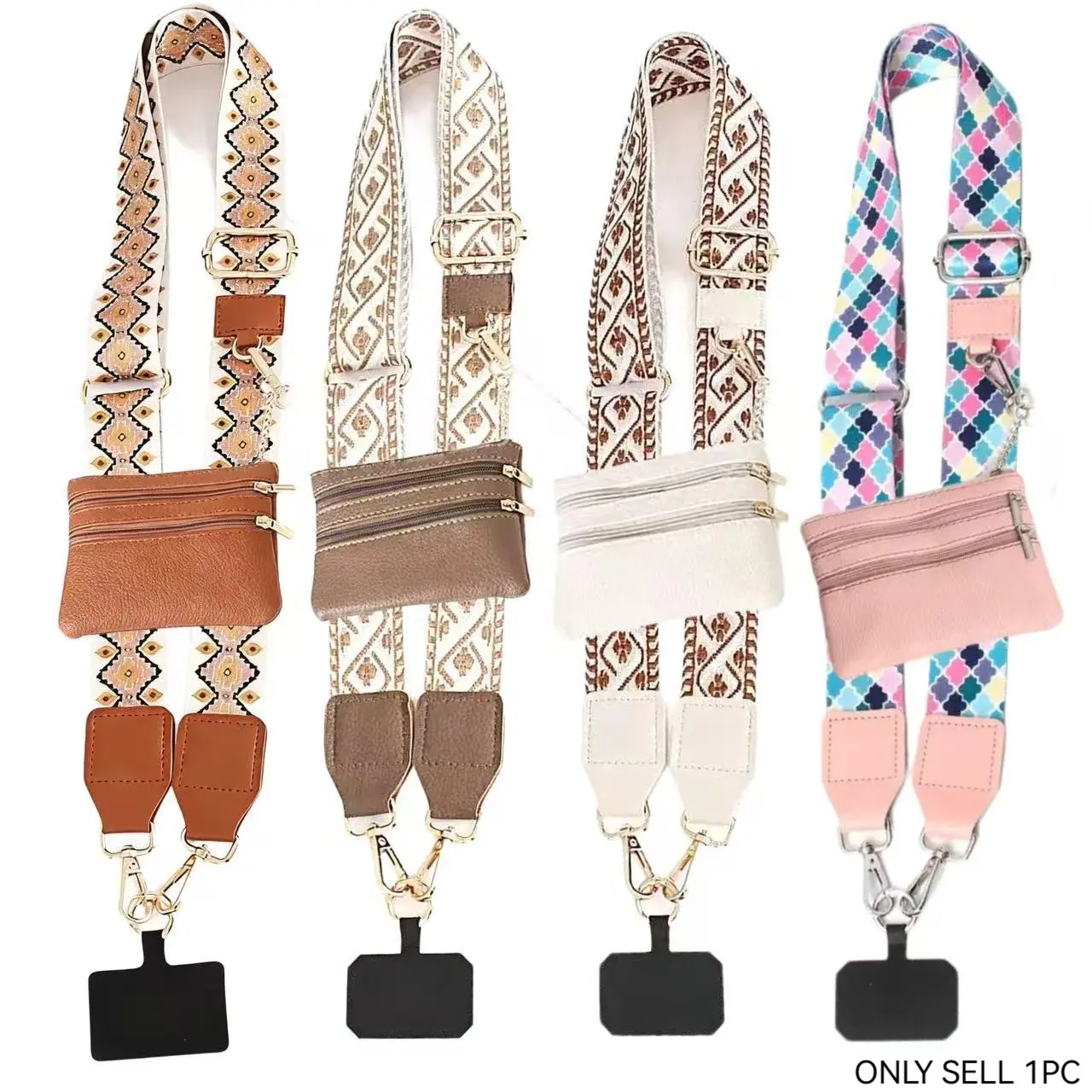 Retro-Style Phone Strap & Backpack Strap, Adjustable Multi-Functional Design, Wallet Compartment Included, Perfect Gift Idea, Wallet Phone Lanyard, Phone Accessory
