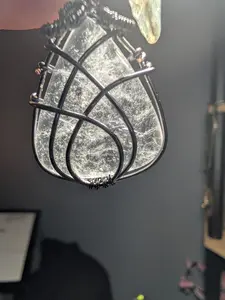 clear quartz pendant