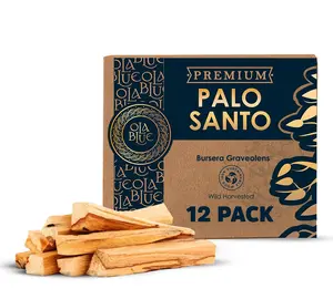 Palo Santo Smudging Sticks – 12 Pack (4 oz / 110 g) | Natural Palo Santo Incense Sticks from Peru
