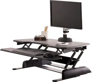 36” Standing Desk Converter (Two‑Tier) | Spring‑Assist, Fully Assembled @jaygo’$