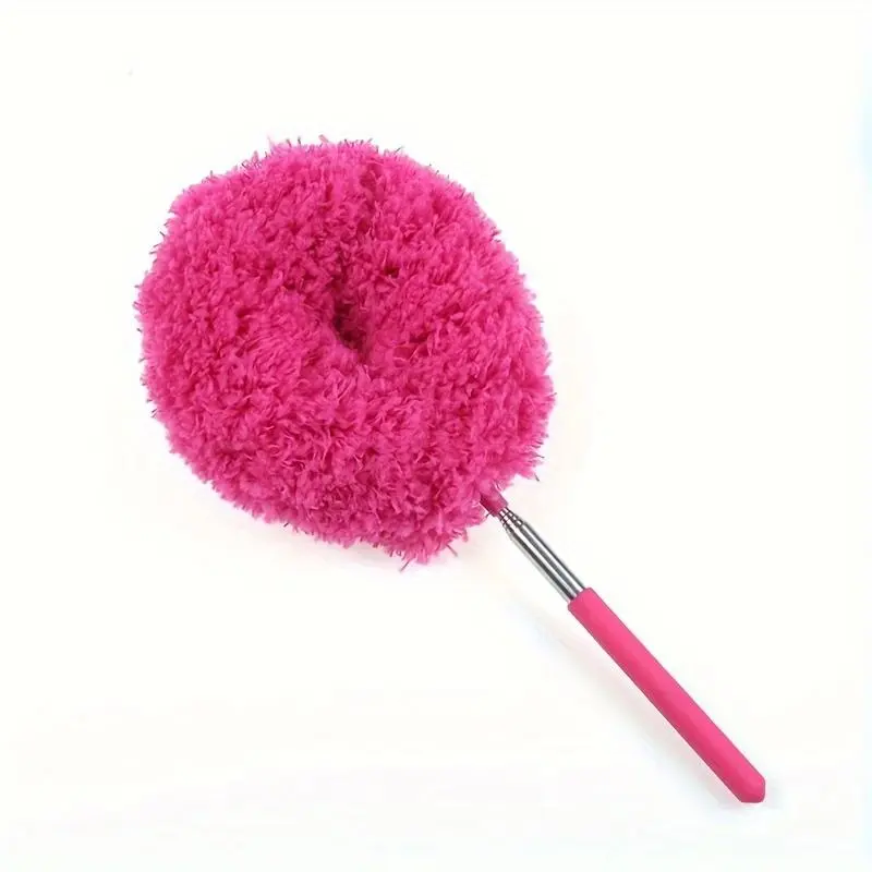 Extendable Microfiber Ceiling Fan Duster - Reusable, Effortless Cleaning Brush , Ideal For RVs & Home Use,  Blue  Pink summerwins