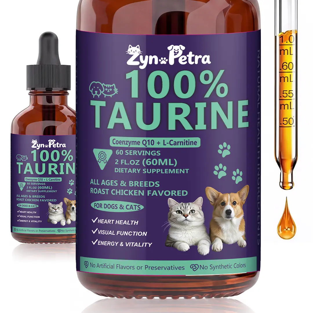 Taurine for Dogs and Cats- Taurine Supplement for Dogs - Supports Healthy Vision, Heart, Immune System, & Much More - Dog Heart Supplements - Dog Heart Health
