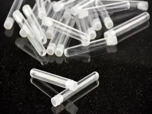 24Pcs in Pail -Bead Plastic Tubes (3-1/8” x 1/2”)