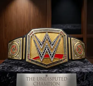 NEW UNDISPUTED CHAMPIONSHIP UNIVERSAL REPLICA BELT 4MM BRASS ADULT SIZE